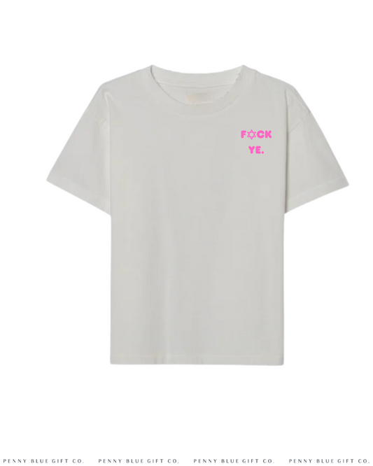 F*ck Ye Oversized T-shirt (Star of David)